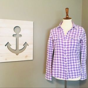 Banana Republic Gingham Button Down